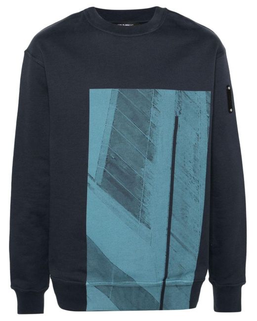 A_COLD_WALL* Blue Strand Screen-printed Sweatshirt for men