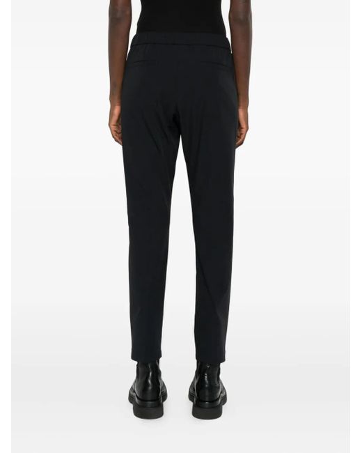 Herno Blue Pleated Drawstring Trousers
