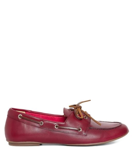 Mocassini Moon Basket di Sarah Chofakian in Red
