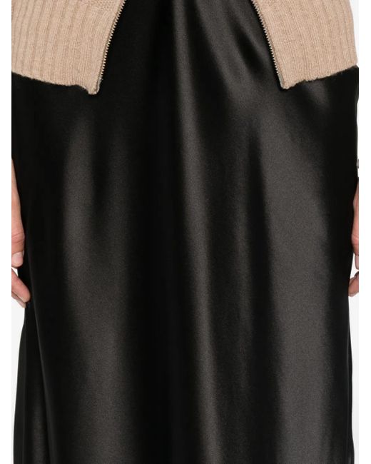 Purotatto Black High-Waisted Skirt