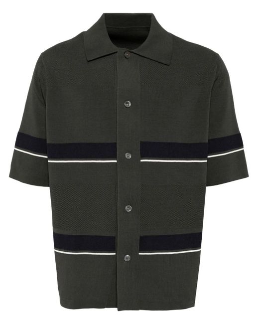 CROQUIS Black Short-Sleeves Cardigan for men