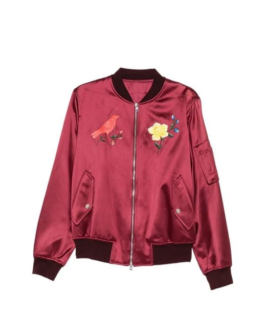 McQueen Embroidered Zip Jacket for men