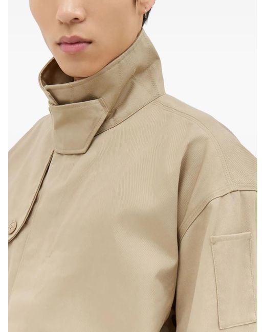 Dickies Natural Buttoned Flap-Pocket Jacket for men