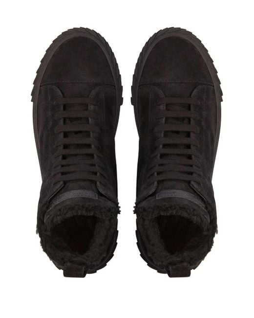 Giuseppe Zanotti Black Ecoblabber High-Top Sneaker for men