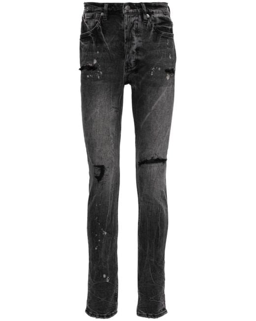 Ksubi Black Van Winkle Mid-rise Skinny Jeans for men