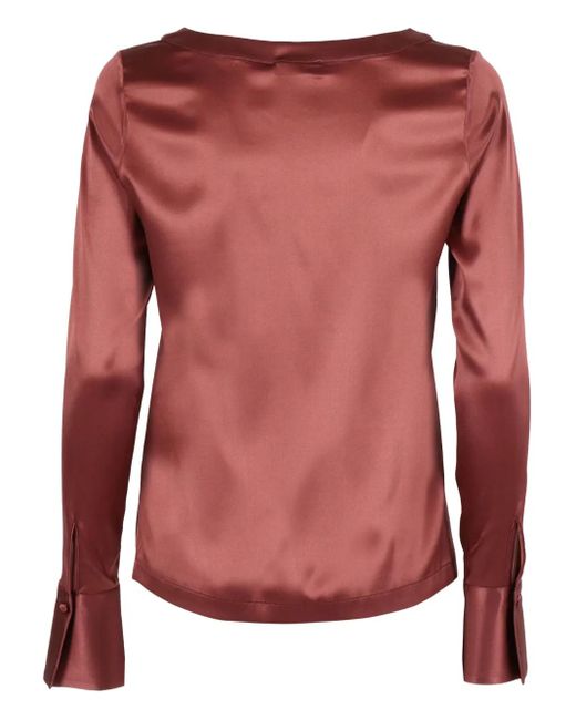 Mazzarelli Red Angie Blouse