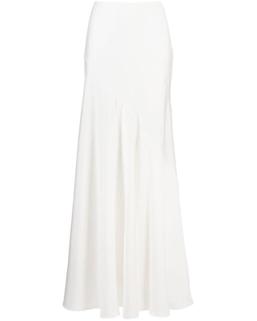 Cult Gaia White A-line Long Skirt