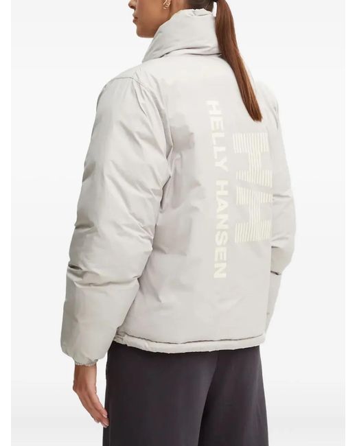 Helly Hansen Gray Yu 23 Reversible Logo-Print Jacket