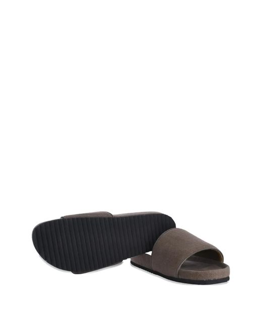 Frescobol Carioca Gray Renato Open-Toe Sandals for men