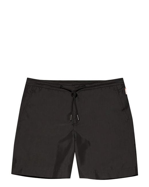 Orlebar Brown Black Recycled Polyester Drawcord Swim Shorts for men