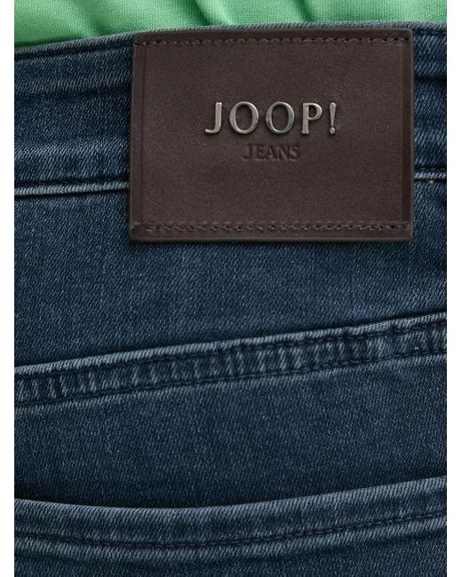 Joop! Blue Belt-Loops Back-Patch Jeans for men