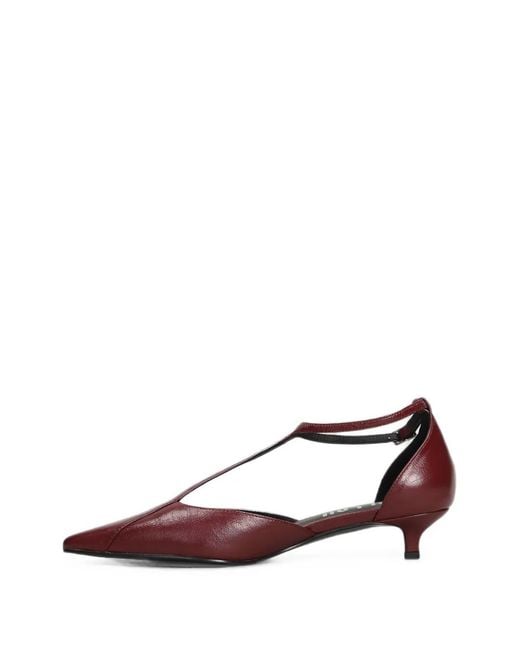 Bibi Lou Brown Canna 35 Pointed-Toe Pumps