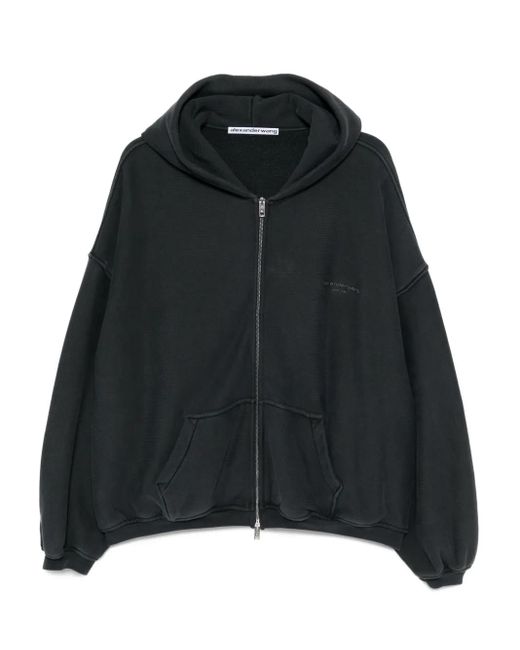Alexander Wang Hoodie Met Logoprint in het Black