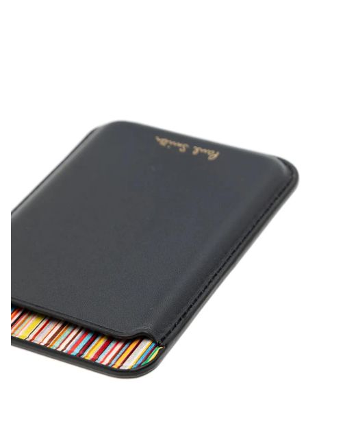 Paul Smith Black Iphone Magsafe Cardholder for men