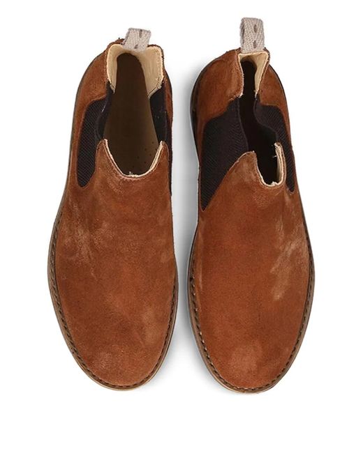 Astorflex Brown Wilflex Suede Chelsea Boots for men