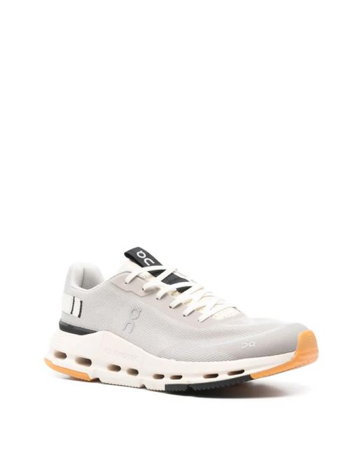 On Shoes White Cloudnova Form 2 Sneakers for men