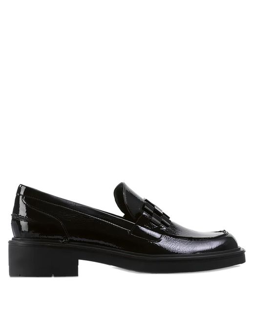 Högl Black Elliot Leather Loafers