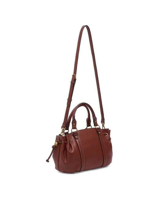 Liu Jo Brown Small Drawstring Bag