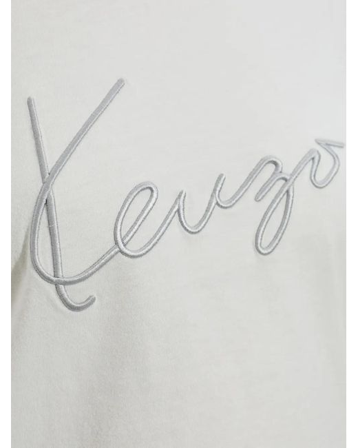 KENZO White Logo T-Shirt