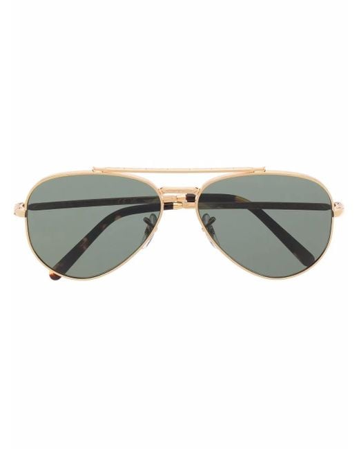 Ray-Ban Gray Tinted Aviator Sunglasses