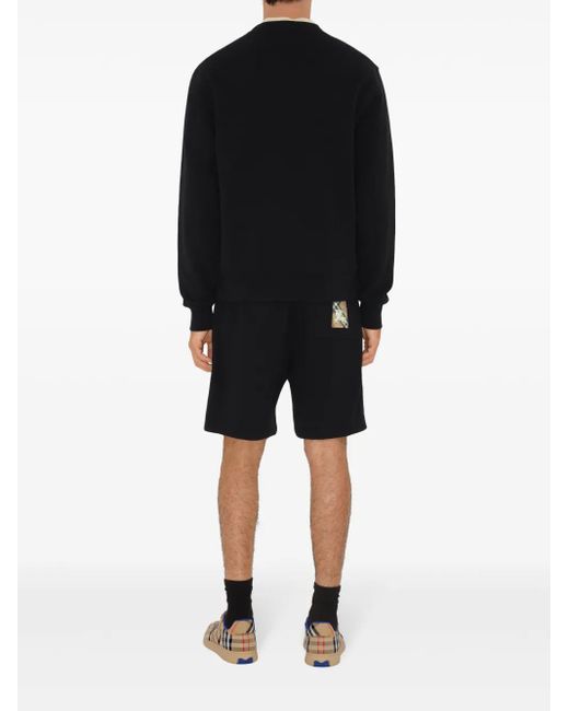 メンズ Burberry チェック ショートパンツ Black