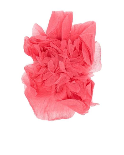 Max Mara Pink Luisa Floral-motif Brooch