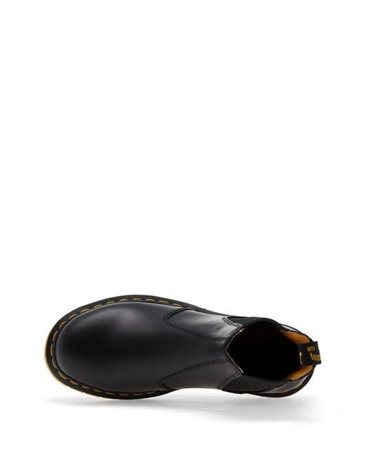 Dr. Martens Black 2976 Elasticated-Panel Chelsea Boots for men