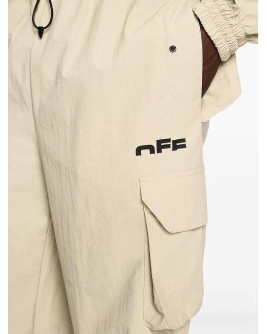 Off-White c/o Virgil Abloh Natural Shared Track Pants for men