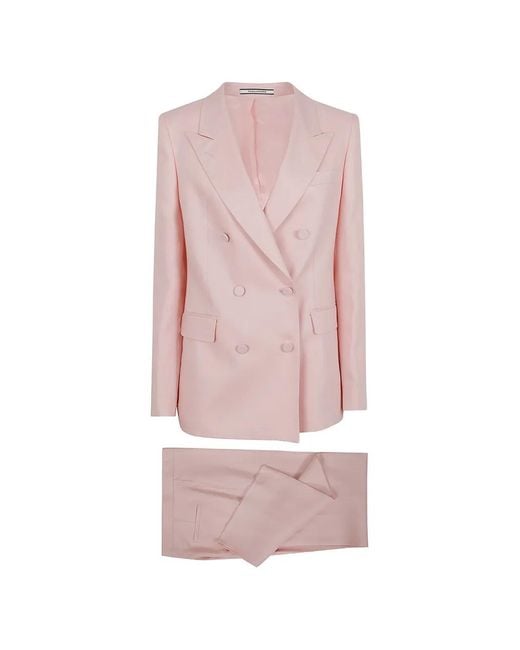 Tagliatore Pink Parigi Double-Breasted Suit