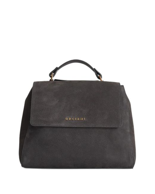 Orciani Black Small Sveva Shoulder Bag