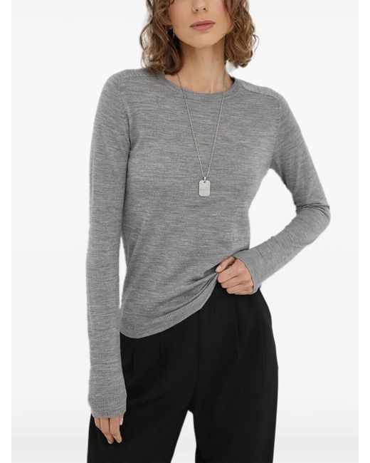 Day Birger et Mikkelsen Trui Met Ronde Hals in het Gray