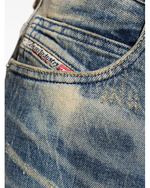 DIESEL Blue 1993 D-Vyl Distressed Jeans for men