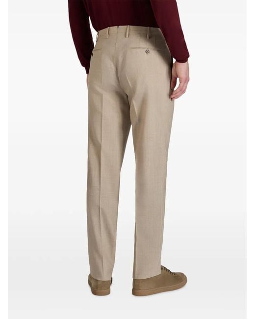 Incotex Hose Mit Bundfalten in Natural für Herren