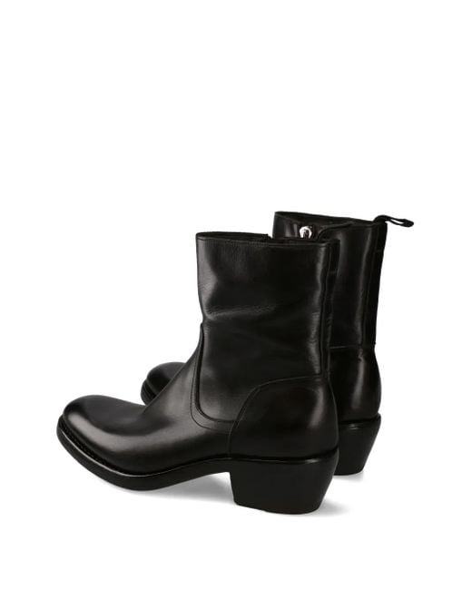 Premiata Black Leather Boots for men