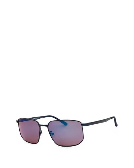Zeiss Purple Rectangle-Frame Sunglasses for men