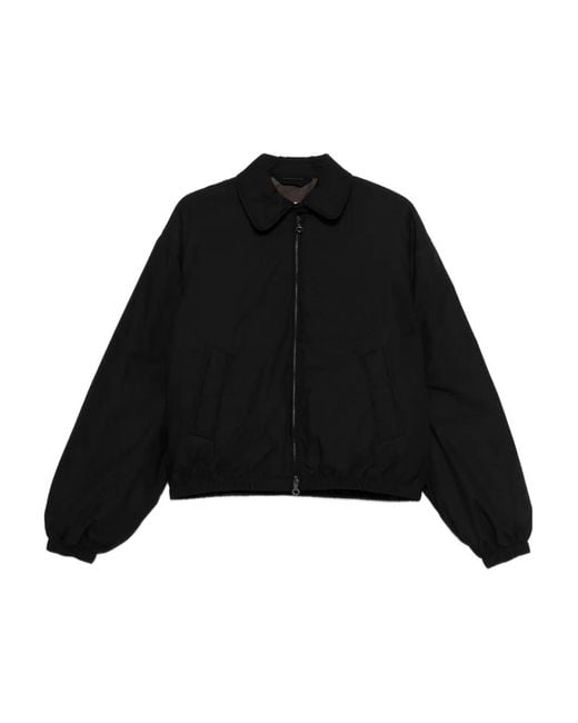 Our Legacy Black Zip Puffer Jacket