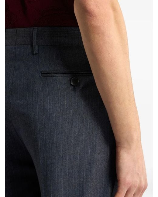 Etro Blue Pinstripe Suit for men