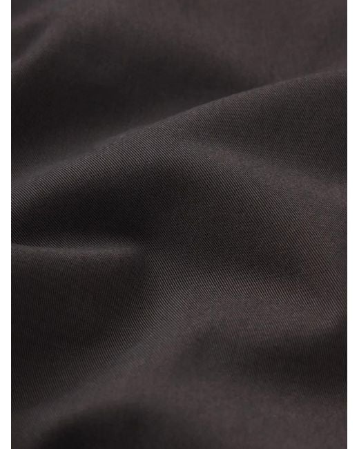 FRAME Black Twill-Weave Straight-Leg Jeans for men
