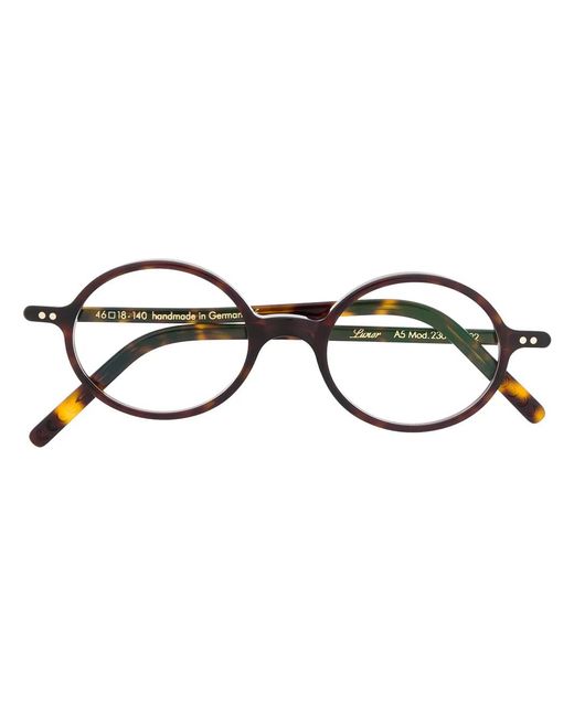 Lunor Brown Runde Brille