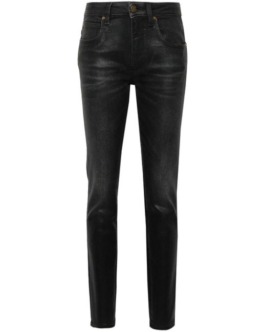 Roberto Cavalli Black Halbhohe Skinny-Jeans