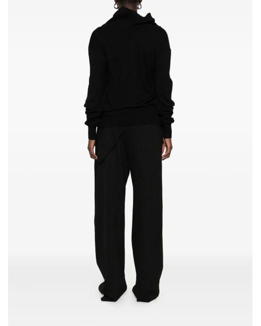 OTTOLINGER Black Upside Down Sweater