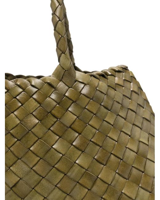 Dragon Diffusion Green Small Santa Croce Tote Bag