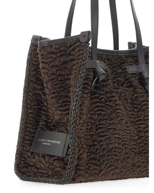 MARCELLA CLUB Black Marcella Animal-Pattern Tote Bag