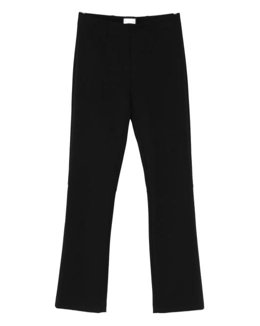 Seductive Flared Trousers Black