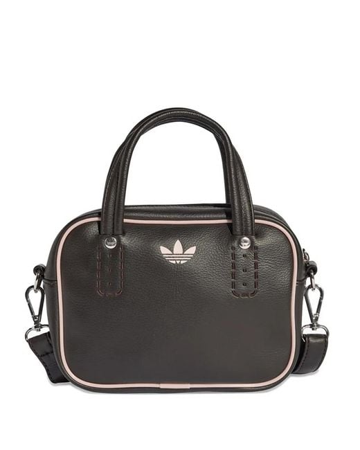 Adidas Black Adicolor Logo-Print Tote Bag
