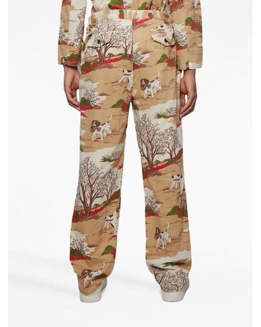 Pantalones Pointing Dog Bode de hombre de color Natural