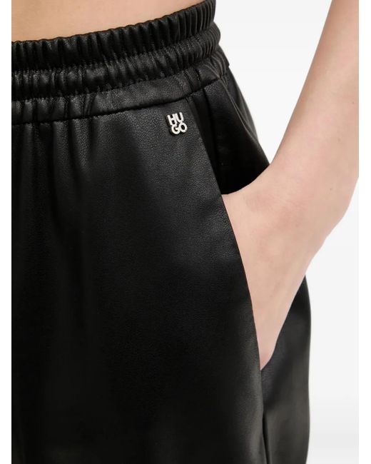 Pantaloni Con Vita Elasticizzata di HUGO in Black