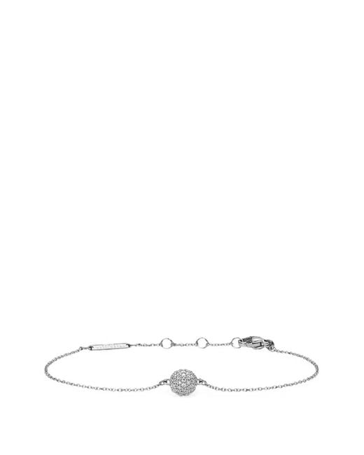 Daniel Wellington White Crystal-Embellished Charm Bracelet