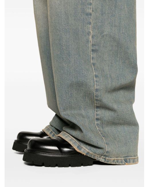 M I S B H V Halbhohe Wide-Leg-Jeans in Gray für Herren