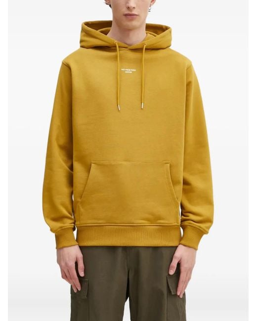 Drole de Monsieur Hoodie mit Logo-Print in Yellow für Herren